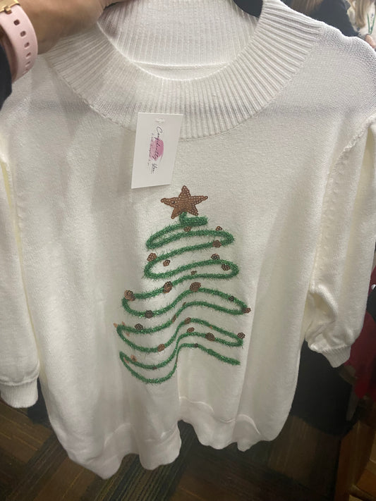 Tinsel Tree Sweater