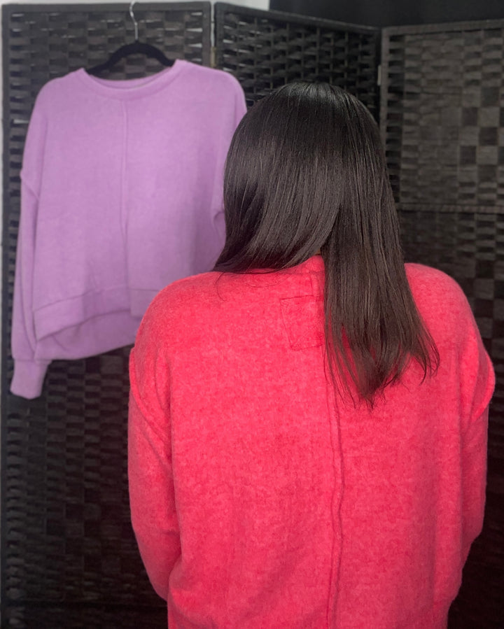Brush Melange Hacci Sweater