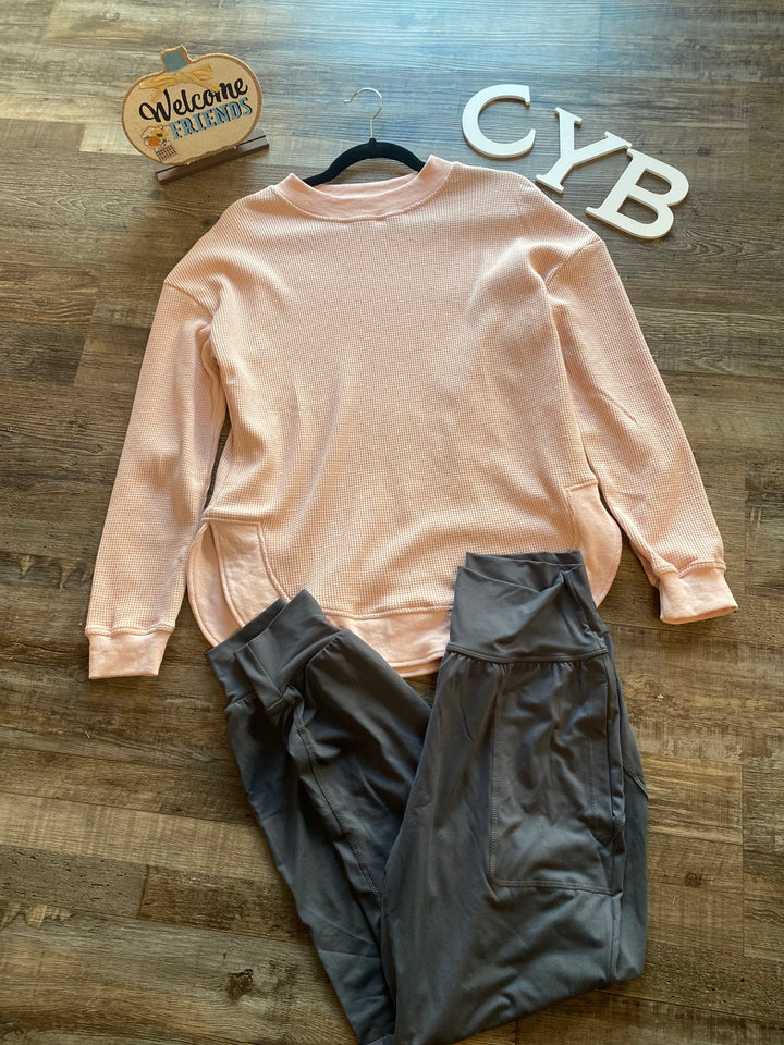 The Waffle Knit Top-Confidently You Boutique