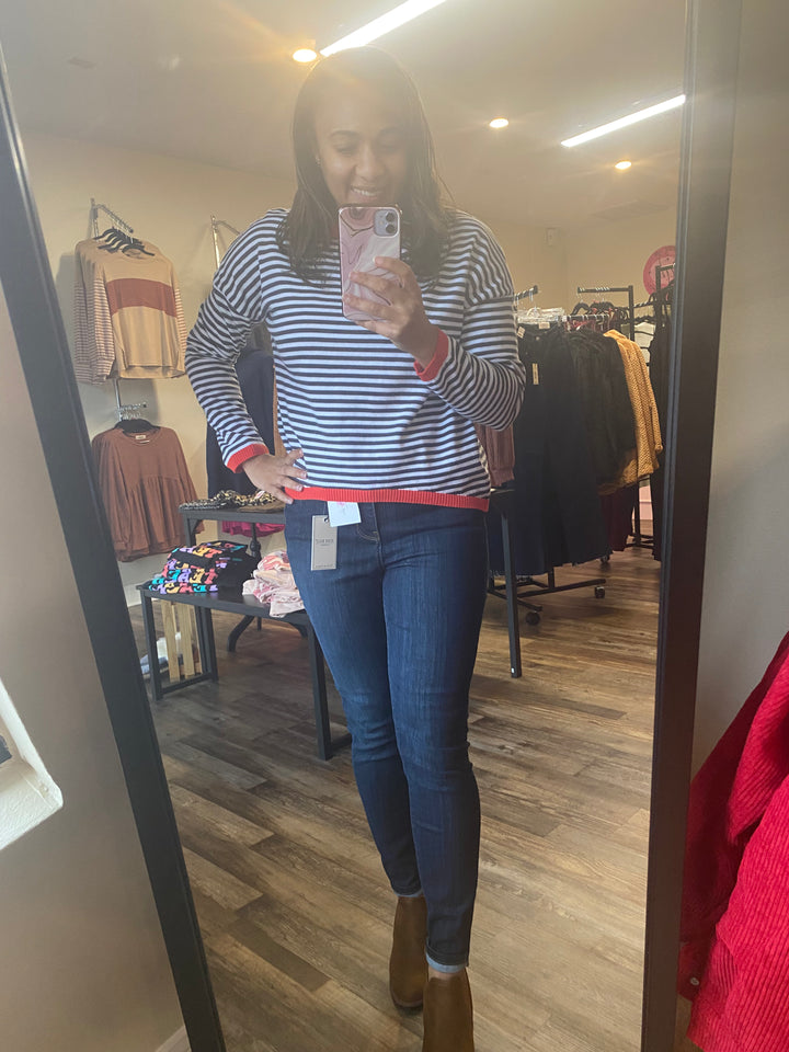 Yoke Seam Judy Blue Denim