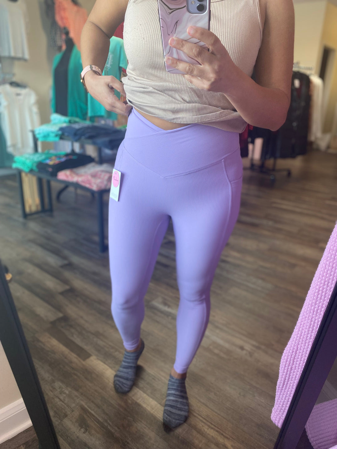 Black Molly Max Sculpt Ribbed Leggings