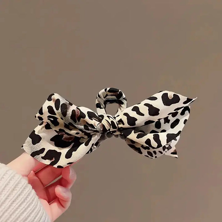 Animal Print Vintage Hair Claw Clip