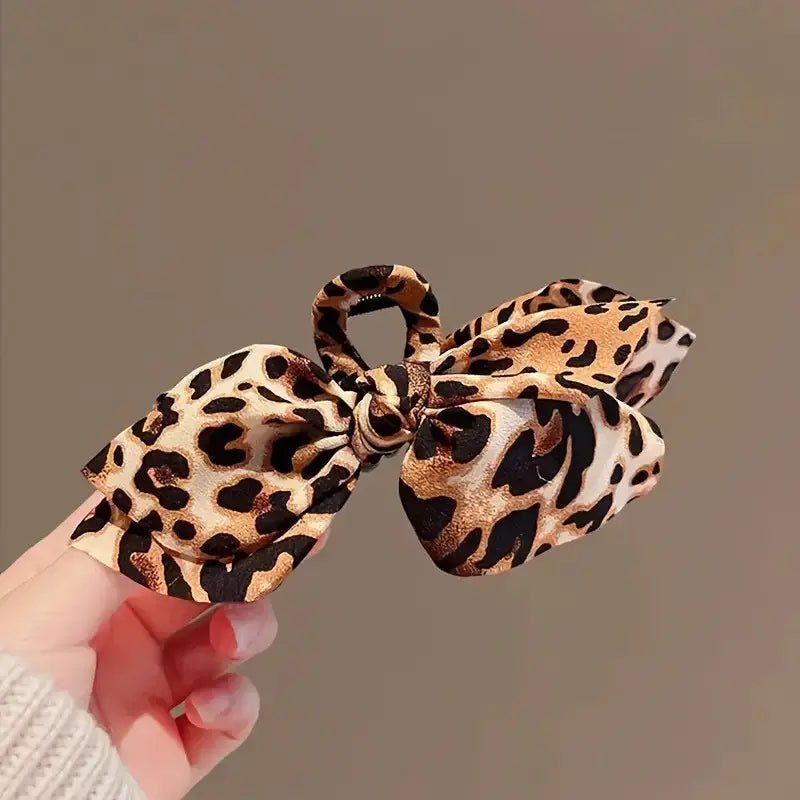 Animal Print Vintage Hair Claw Clip