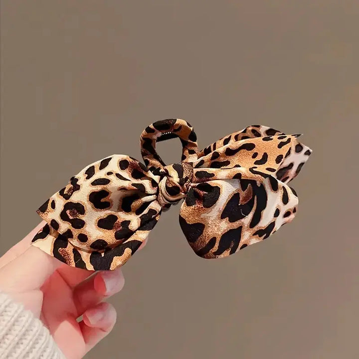 Animal Print Vintage Hair Claw Clip