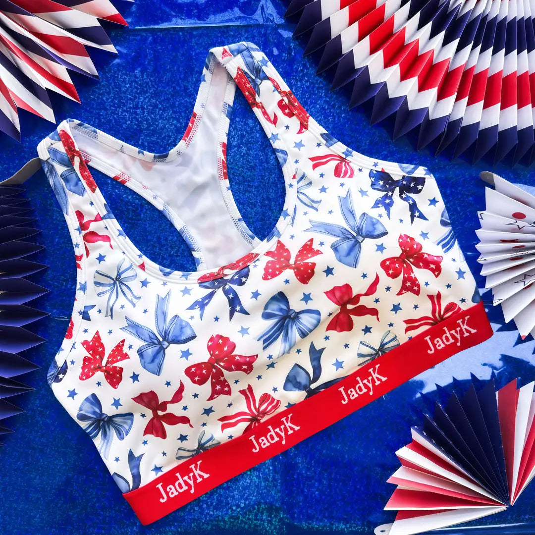 Arya Racerback Bows Bra