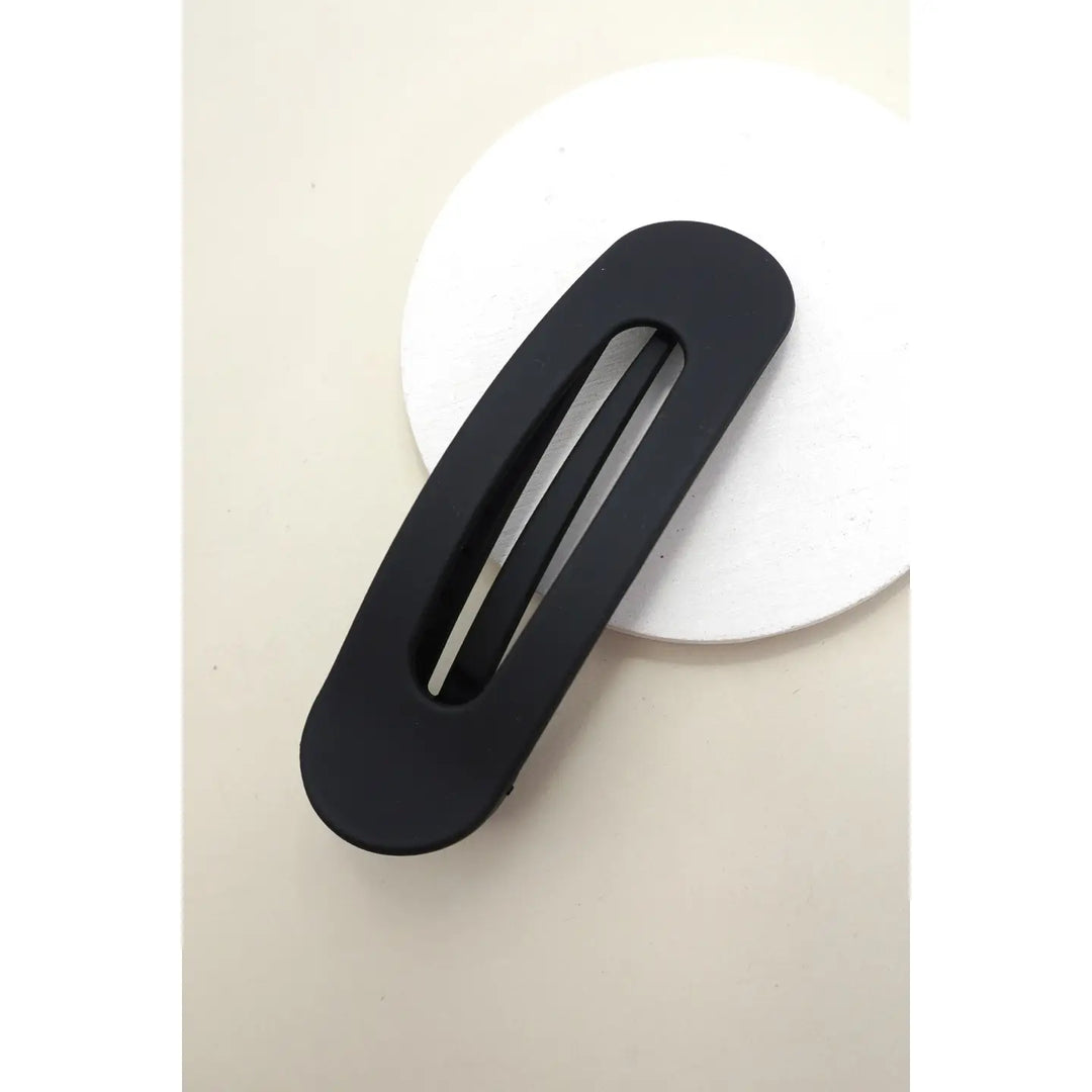 Lay Flat Oval Hair Claw Clip