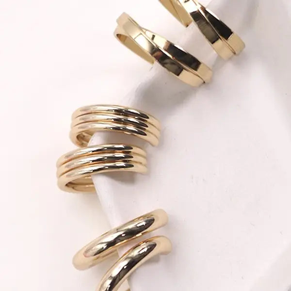 Class Hoop Trio Earrings