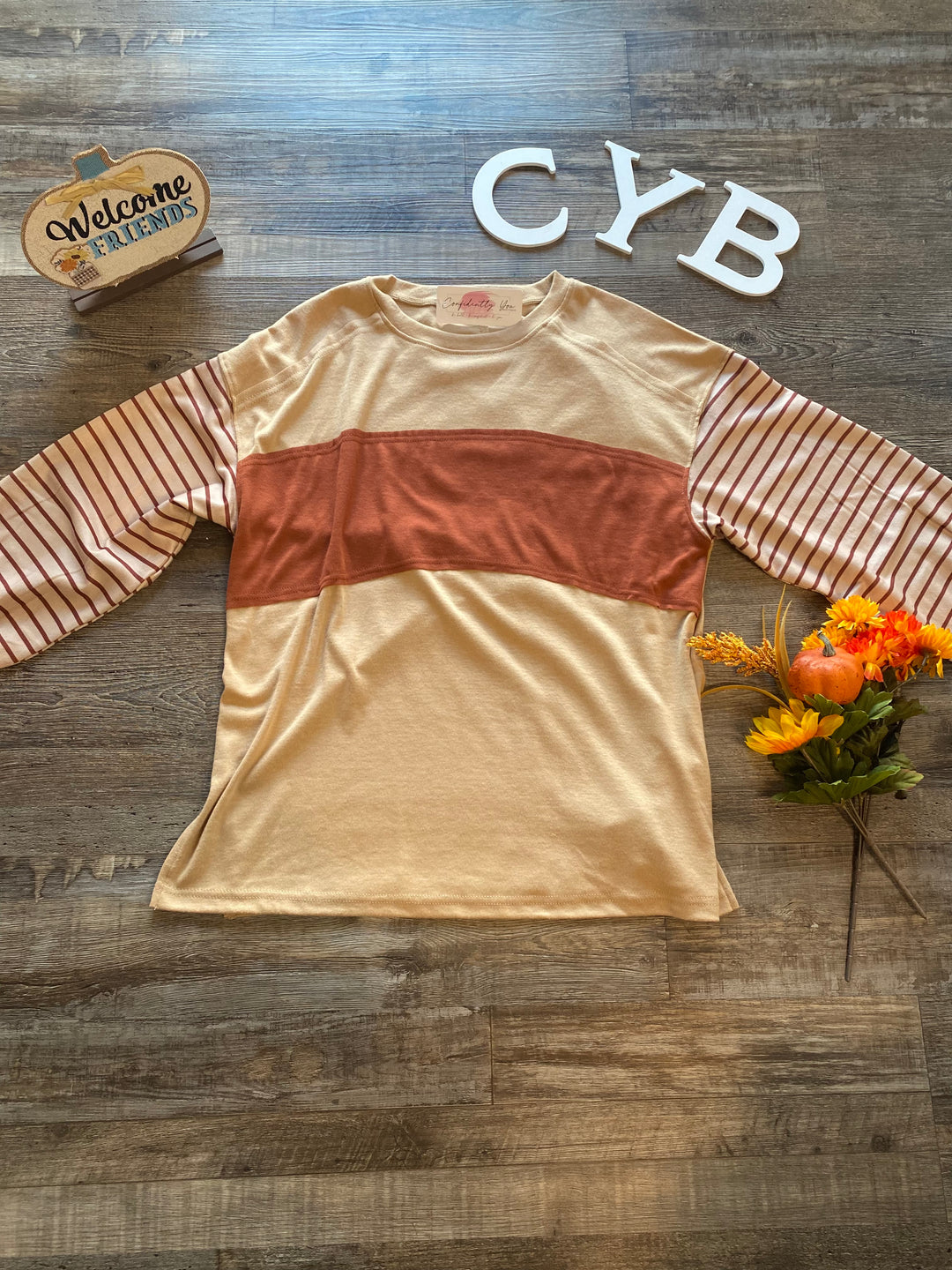 I'm Bold Stripe Top-Confidently You Boutique