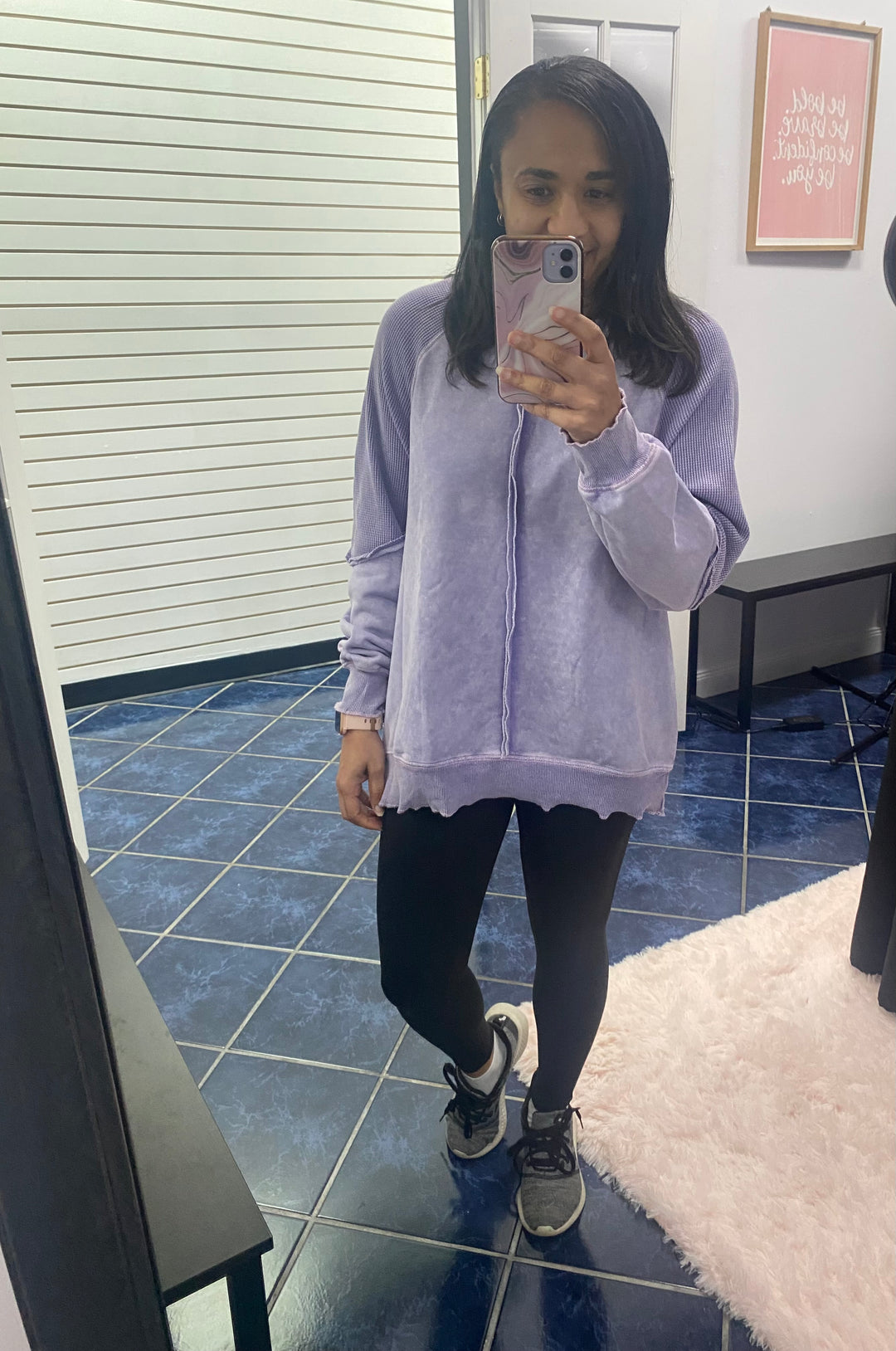 Exposed Seam Sweatshirt