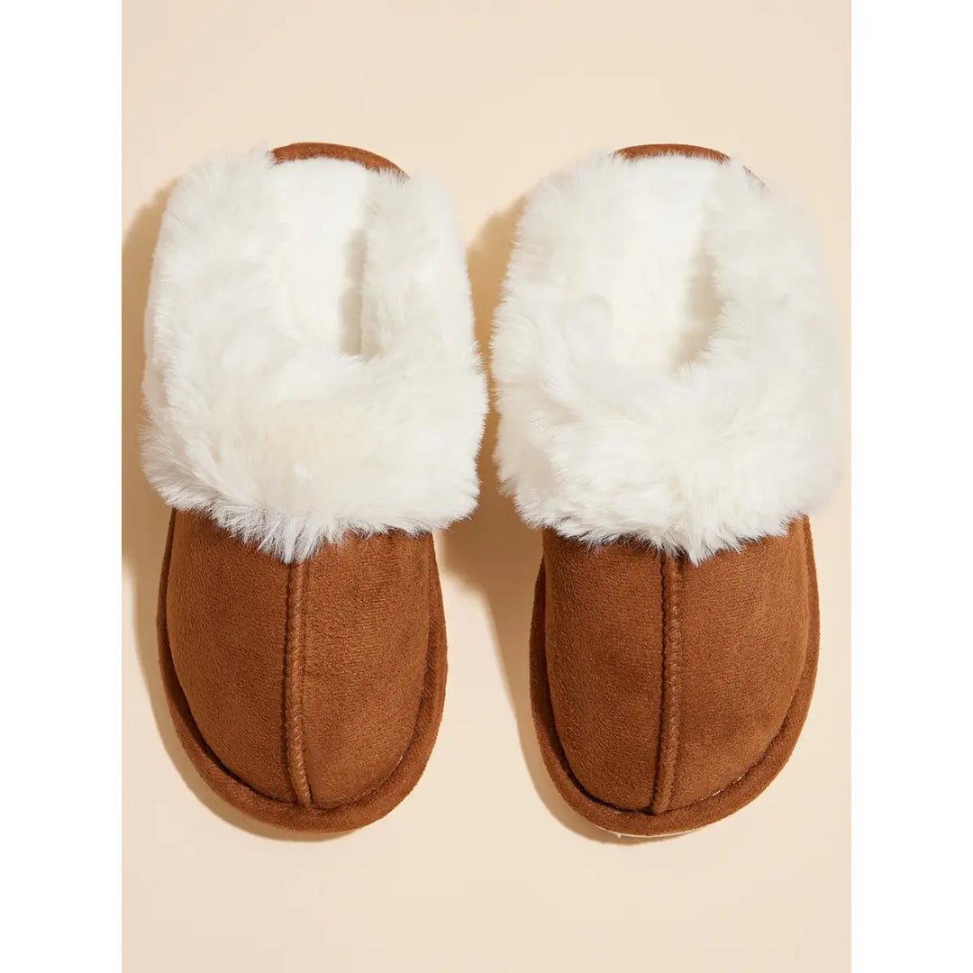 Faux Fur Winter House Slippers