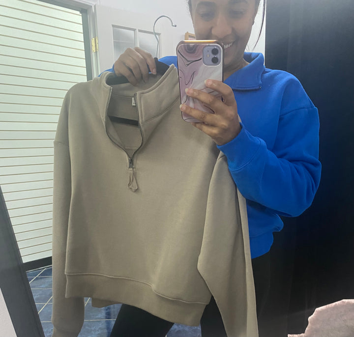 Fleece Sweatshirt by Zenana
