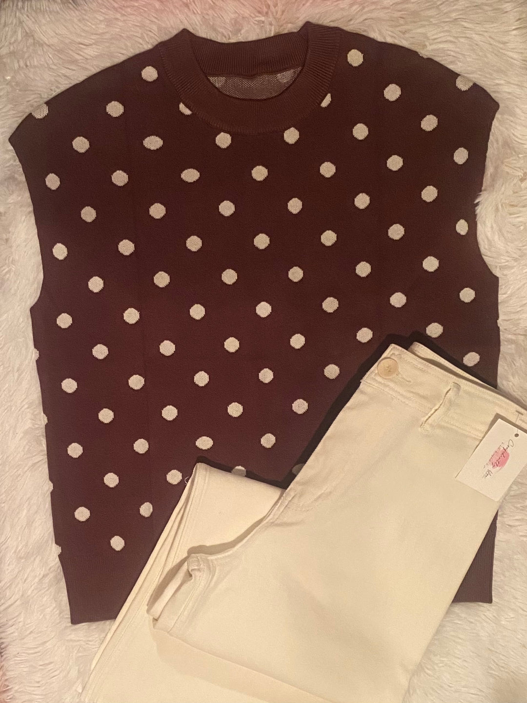 Falling for Dots Sweater