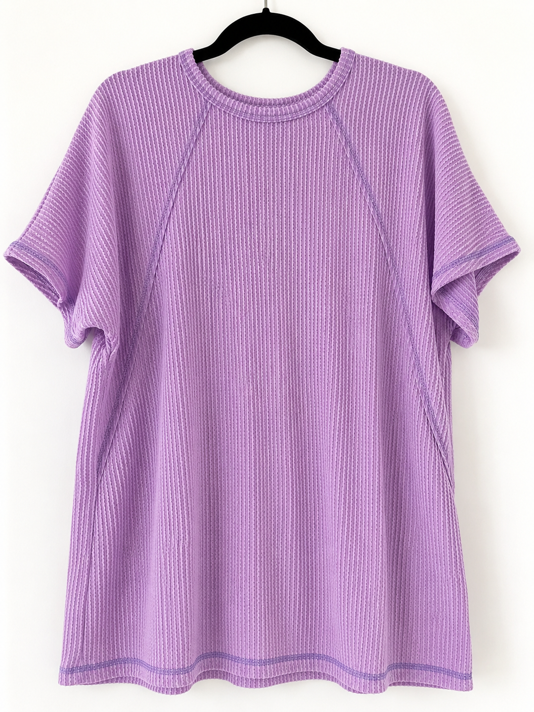 Lavender Ribbed Top