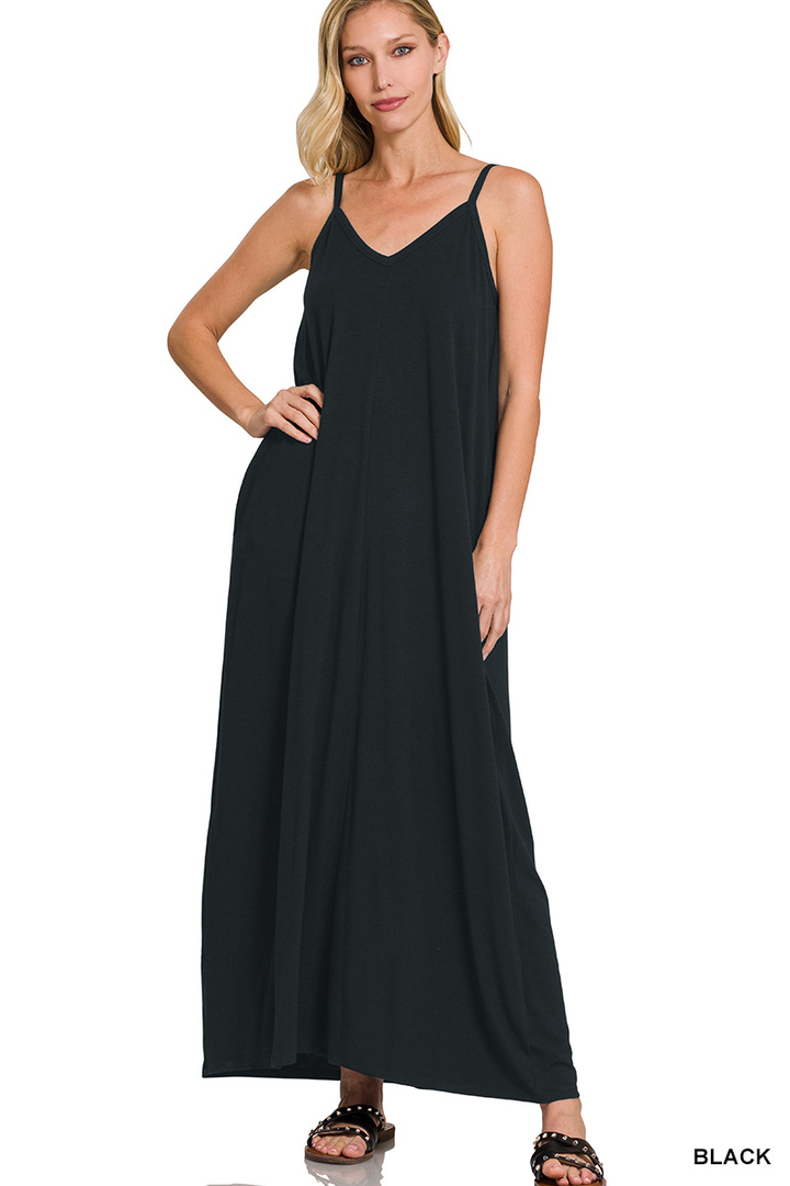 Spaghetti Strap Maxi Dress