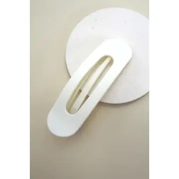 Lay Flat Oval Hair Claw Clip