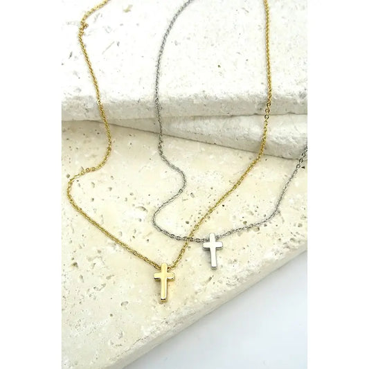 Mini Cross Necklace