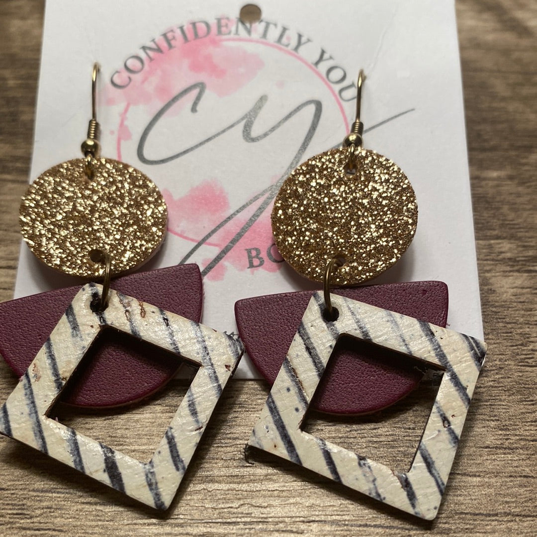 Boho Triangle Drop Earrings