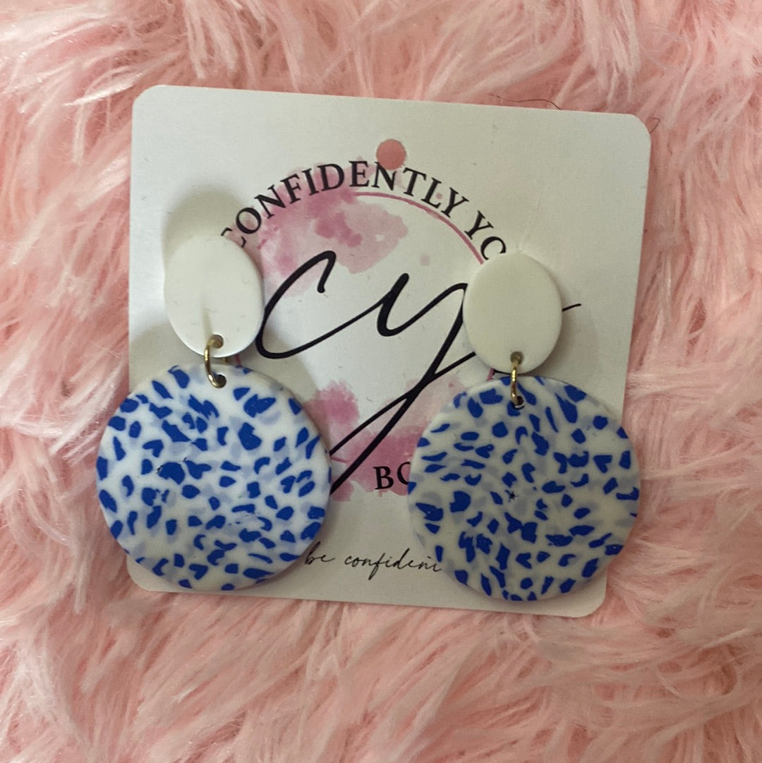 Colorful Print Earrings