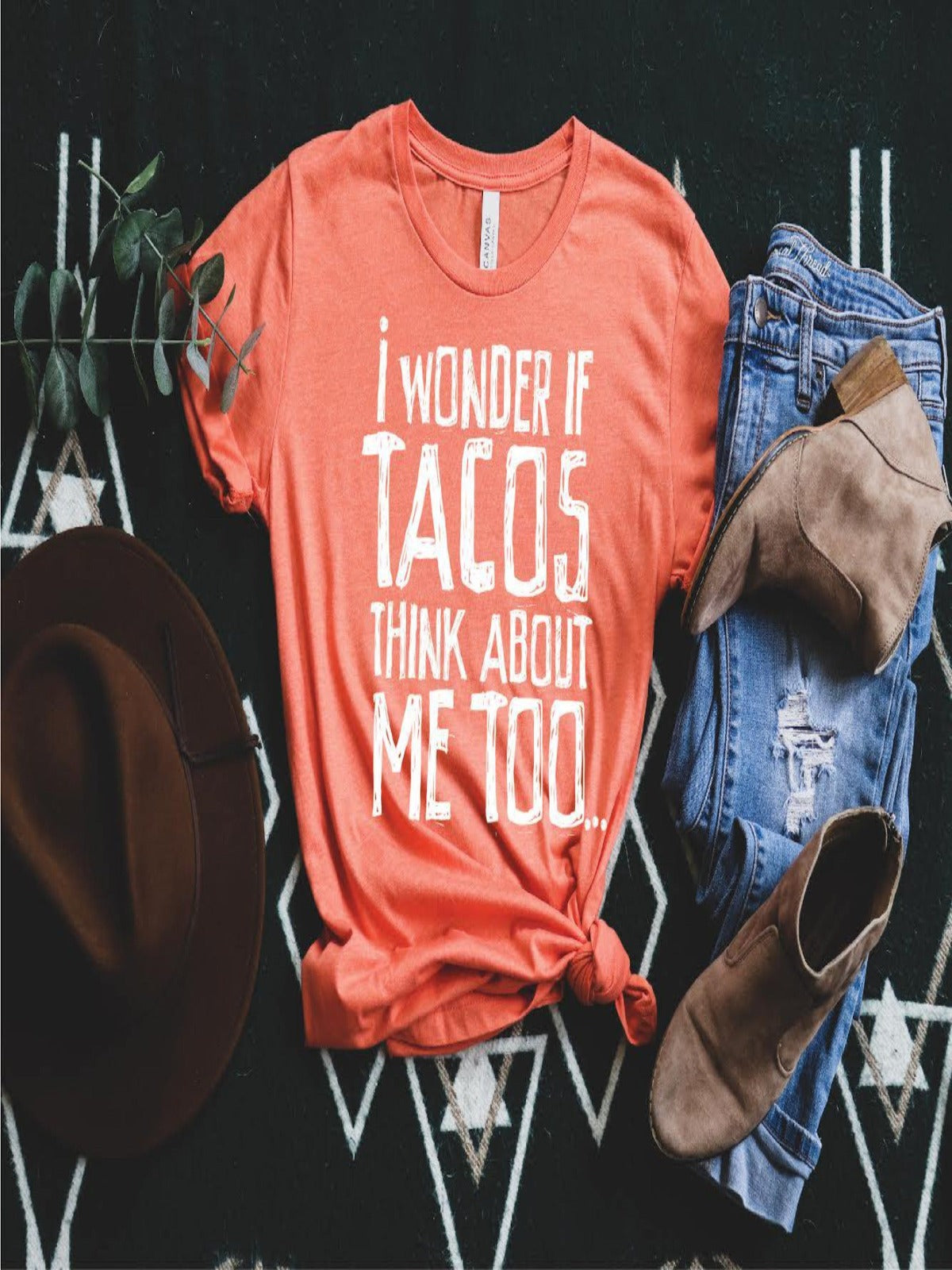 I Wonder If Tacos T-shirt